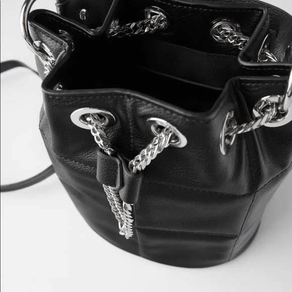 ZARA Bucket Bag 🖤 SOLD ON OFFERUP!😊 - Picture 2 of 4